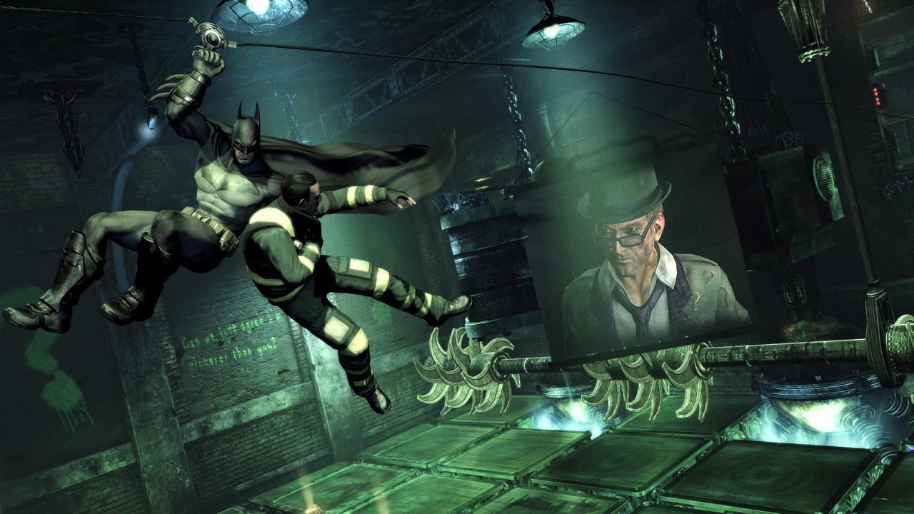Batman: Arkham City Screenshot-Riddler